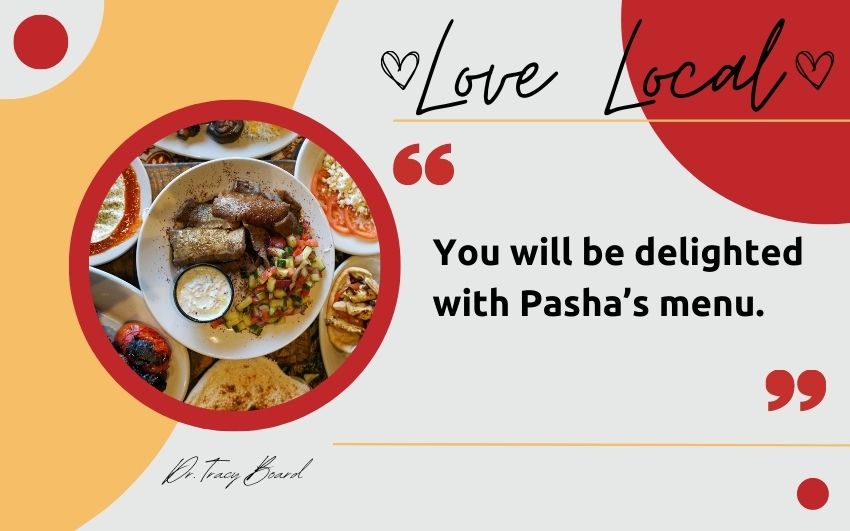 You will be delighted with Pasha’s menu